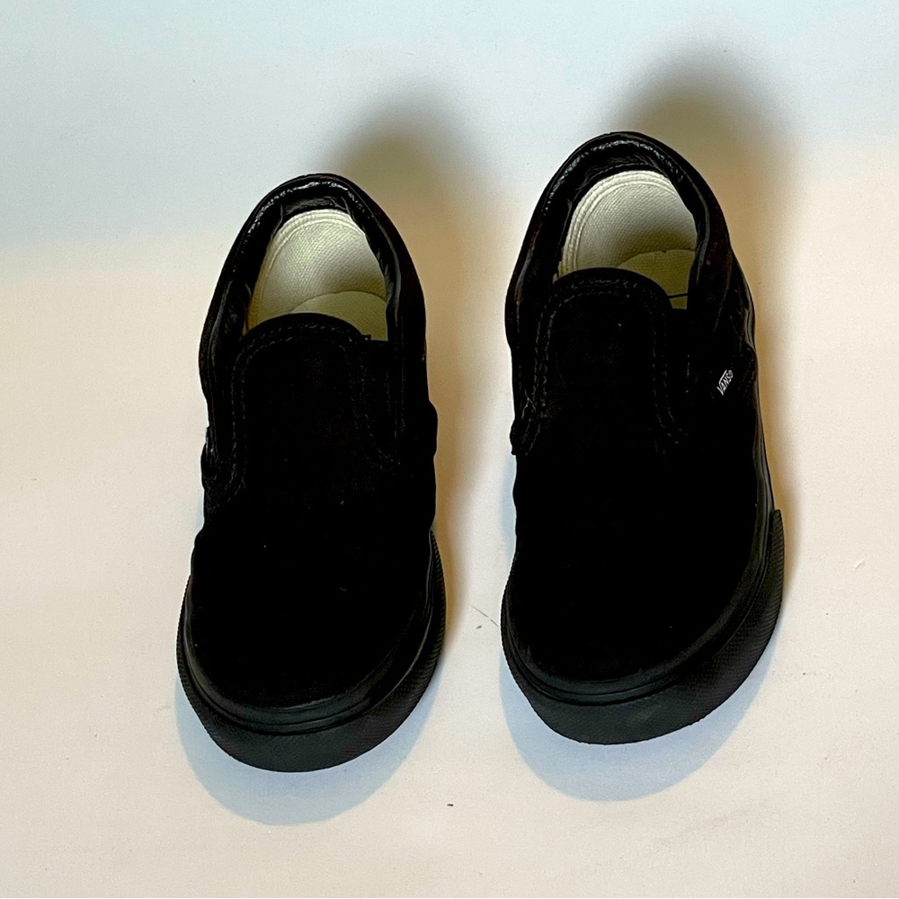 Black Vans, toddler size 9